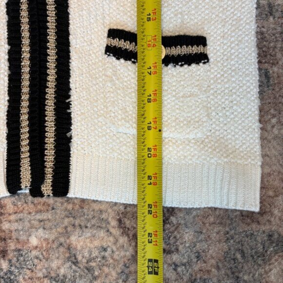 Lilly Pulitzer Women's Textured Tweed Nalayna Cardigan Sweater Top S White NWT - Picture 12 of 12